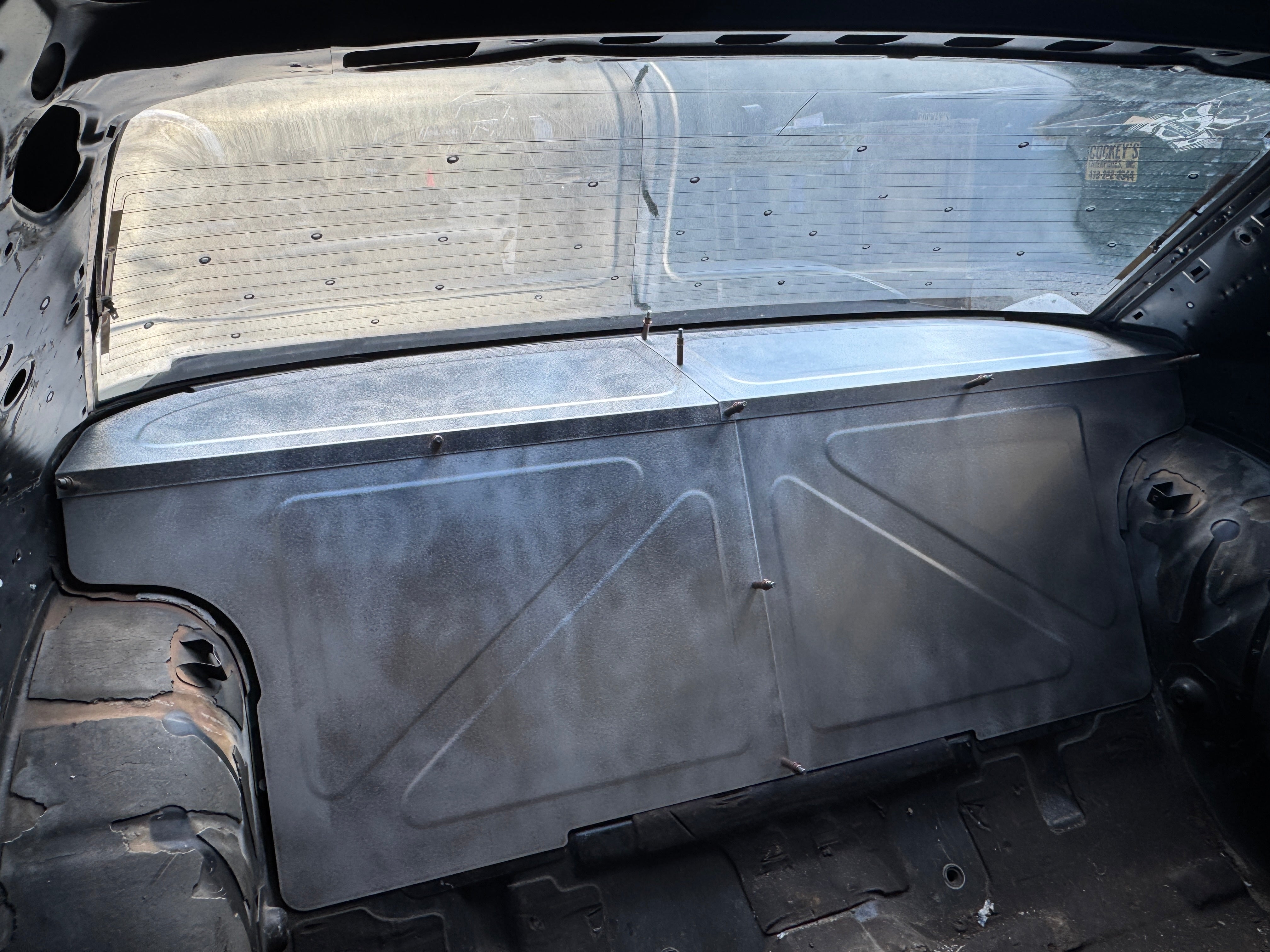 Image of S13 Coupe Rear Bulkhead Panel Set.
